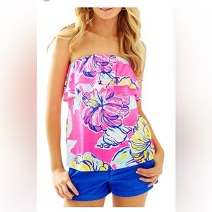 Lilly Pulitzer Wiley Strapless Top